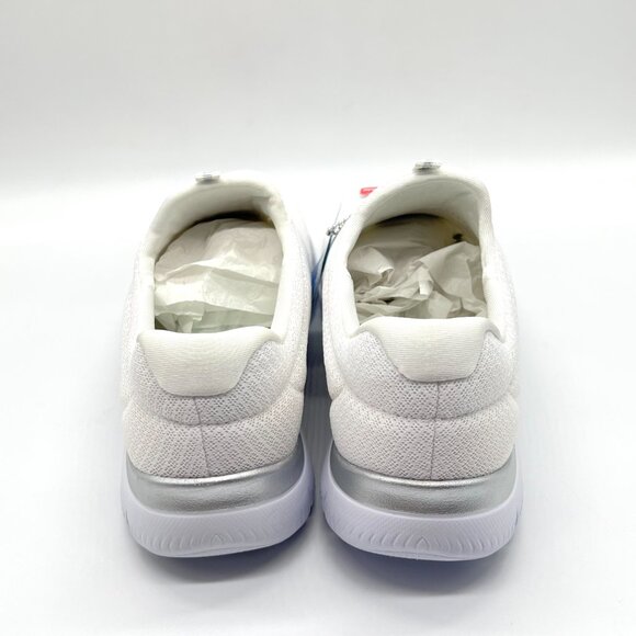 Skechers Womens Size 9 9M Summits White Silver Slip On Comfort Sneakers Shoes - Picture 8 of 14